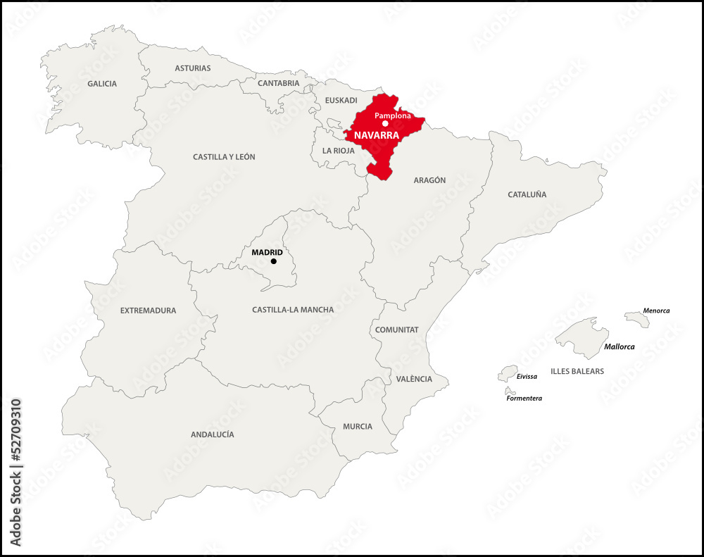Autonome Region Navarra, Spanien