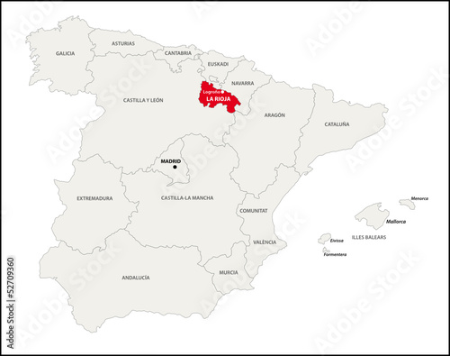 Autonome Region La Rioja  Spanien