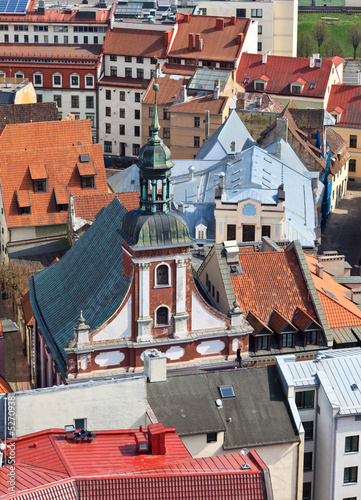 Rooftop view of Riga, Latvia