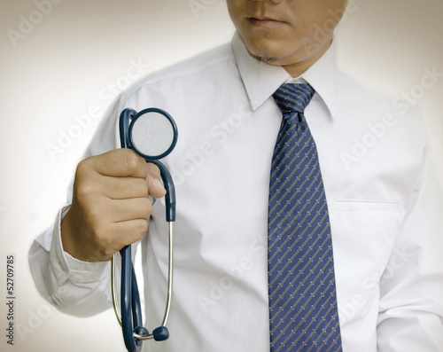 Doctor with stethoscope.
