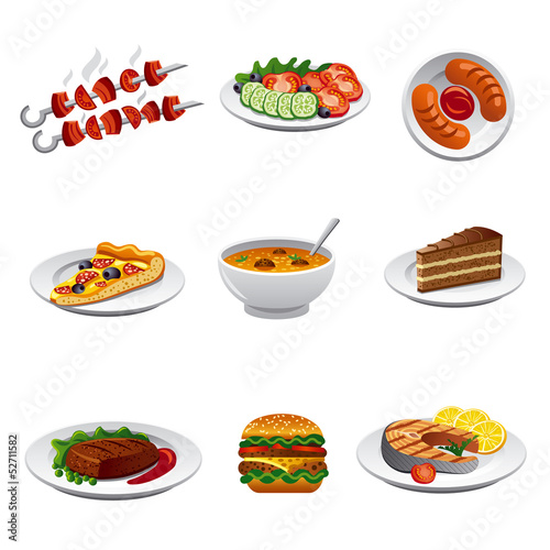 food icon set