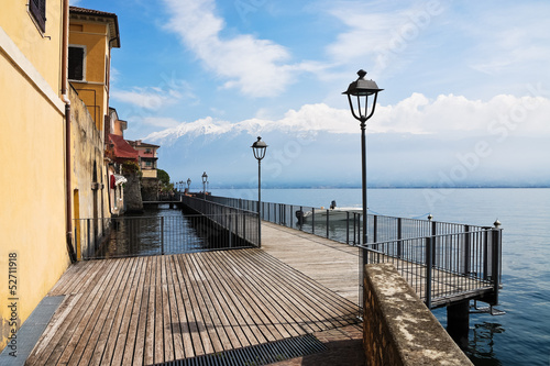 Seepromenade in Gargnano am Gardasee