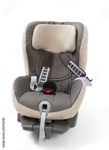 booster seat for a car in light background