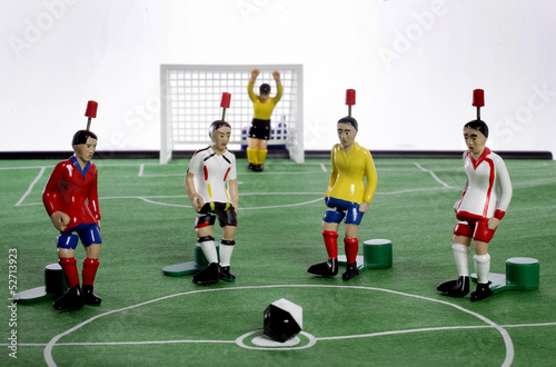 Tipp- Kick Figuren als Sybol fuer die Gruppe A der Fussball WM photo