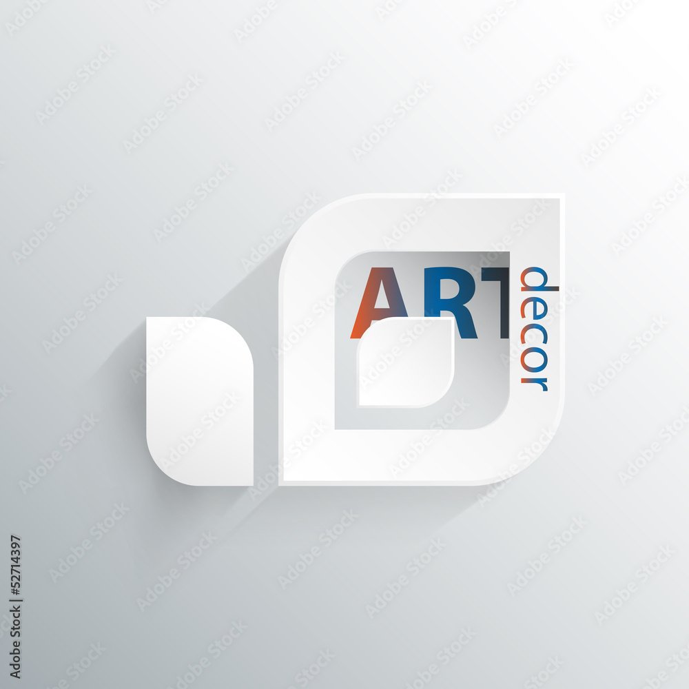 3D creative shapes. Decorative shapes