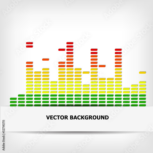 Abstract rainbow equalizer background