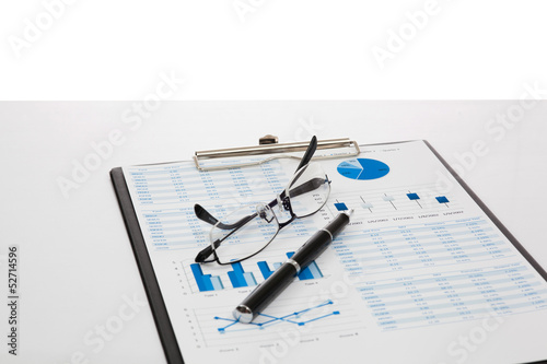 Wallpaper Mural Financial graphs and charts showing Torontodigital.ca