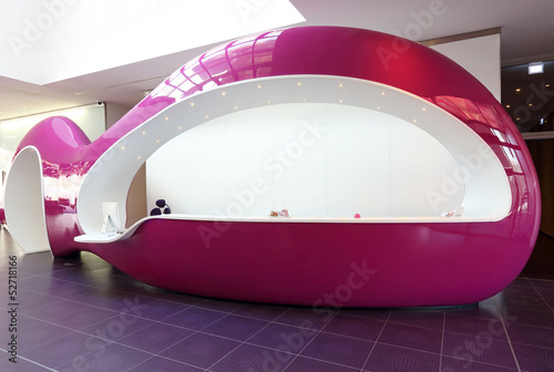 Eingangsbereich Moderner Tresen Empfangsbereich