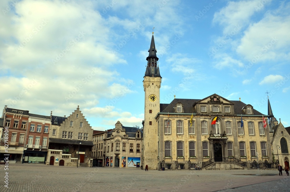 Centre-ville de Lier en belgique