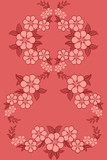floral ornaments, seamless pattern