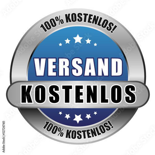 5 Star Button blau VERSAND KOSTENLOS 100K 100K