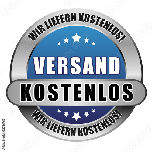 5 Star Button blau VERSAND KOSTENLOS WLK WLK