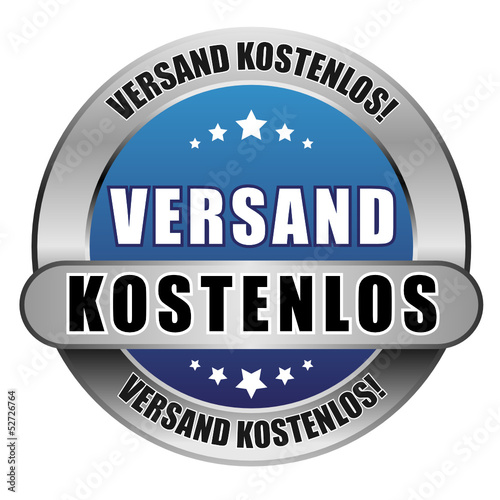 5 Star Button blau VERSAND KOSTENLOS VK VK