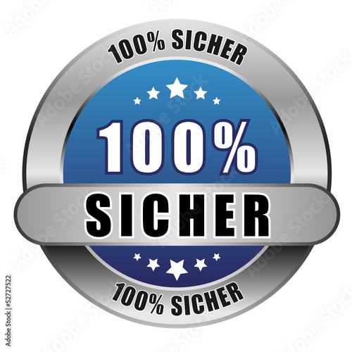 5 Star Button blau 100% SICHER DTO DTO