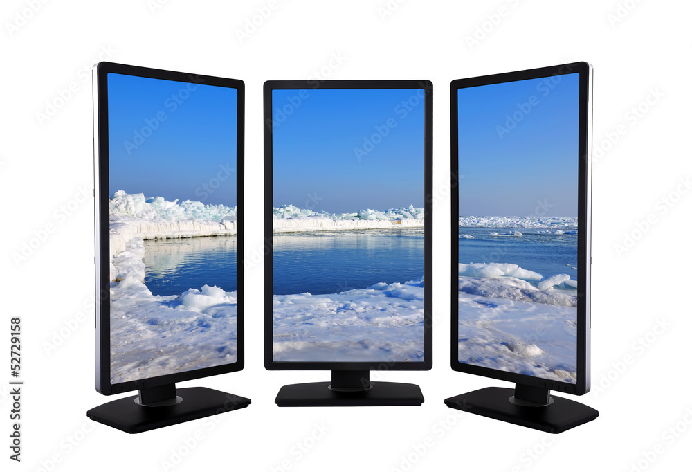 Fototapeta premium icy landscape