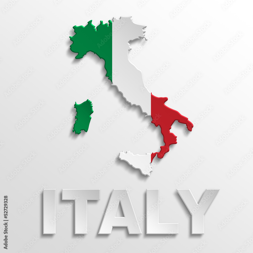 Fototapeta premium italy poster