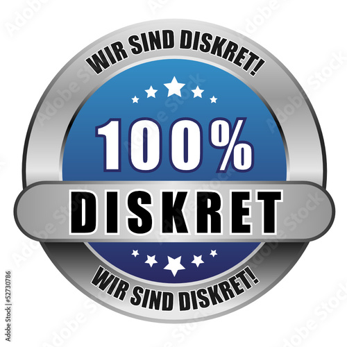 5 Star Button blau 100% DISKRET WSD WSD