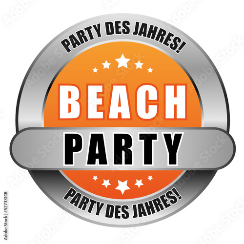 5 Star Button orange BEACH PARTY PDJ PDJ