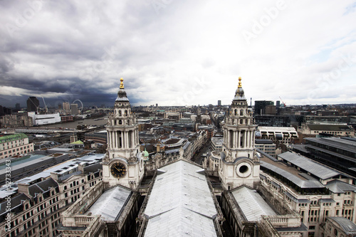 London view from St. Paul cathedral