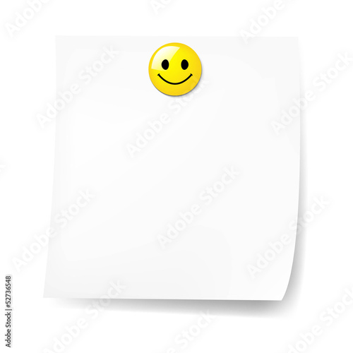 Blank Sticky Note With Have A Nice Day
