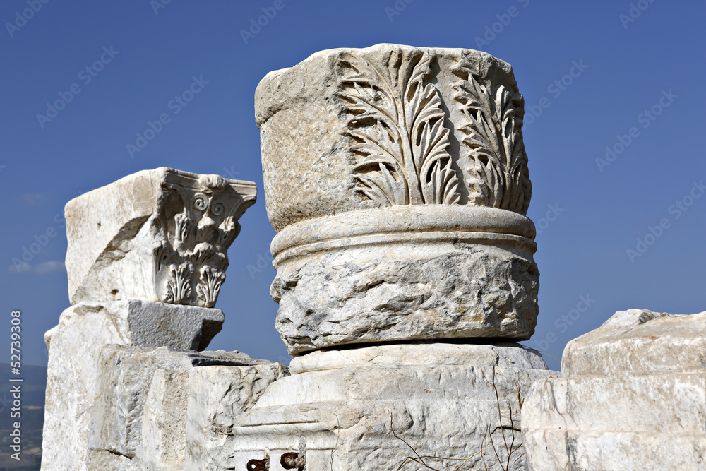 Fototapeta premium Laodikya Ancient City in Denizli, Turkey