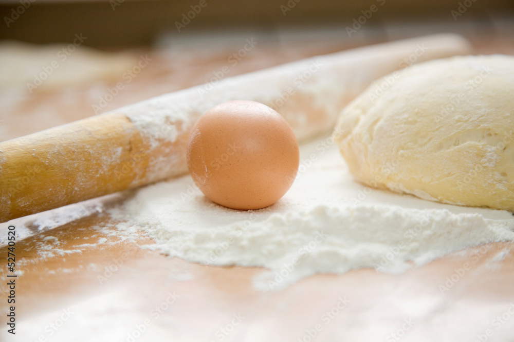 egg and dough egg and dough