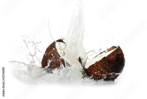 cracked coconut