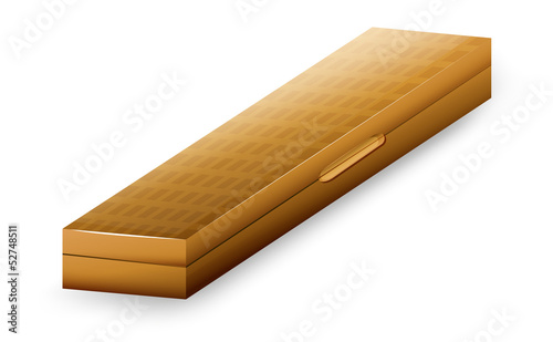 A wooden case