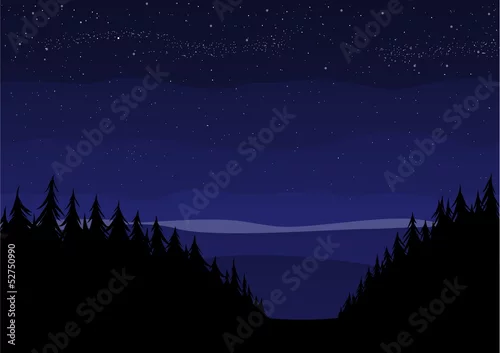 Obraz Nocne niebo