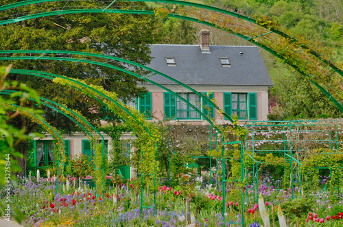 Monet house in Giverny in Normandie photo