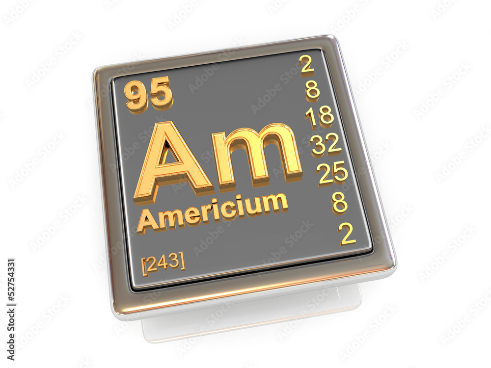 Americium. Chemical element.