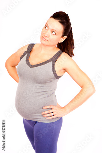 Pregnant gym