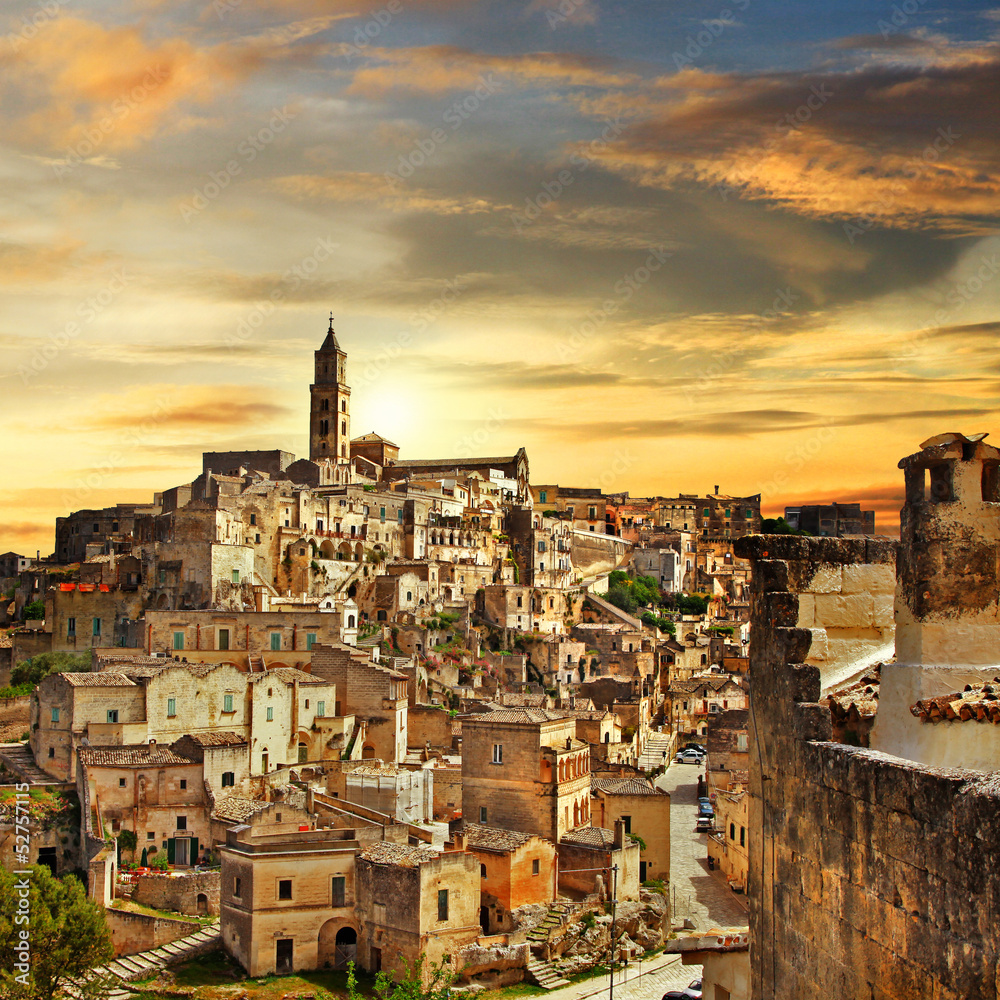 beautiful Matera - ancient city of Italy
