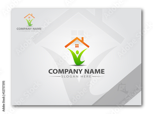 Logo for a real estate company