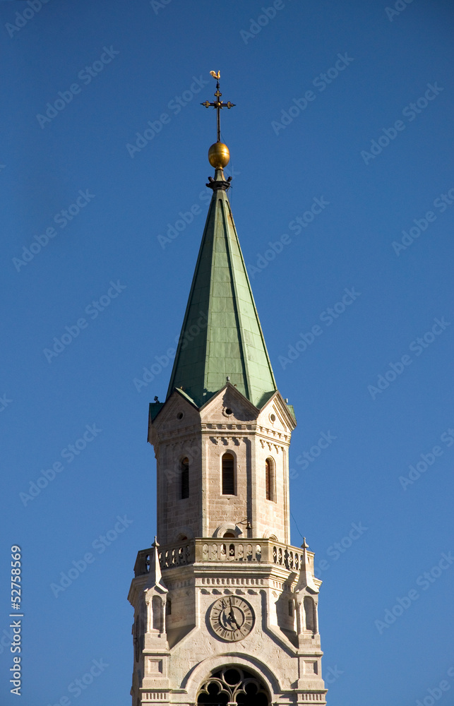 Kirche in Cortina d´Ampezzo - Dolomiten - Alpen Kirche in Cortina d´Ampezzo - Dolomiten - Alpen
