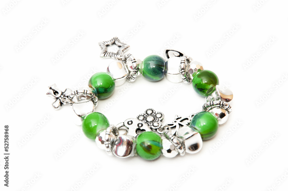 bracelet green balls bracelet green balls