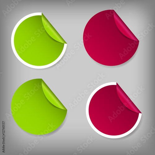 Set of Sale Tags. Vector illustration