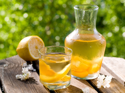 Fruit lemonade or Sangria