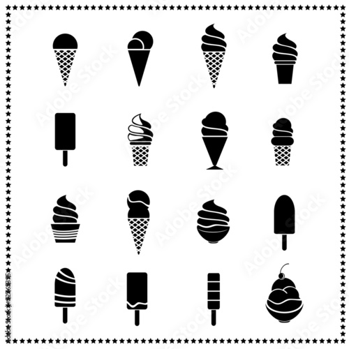 Ice cream icons
