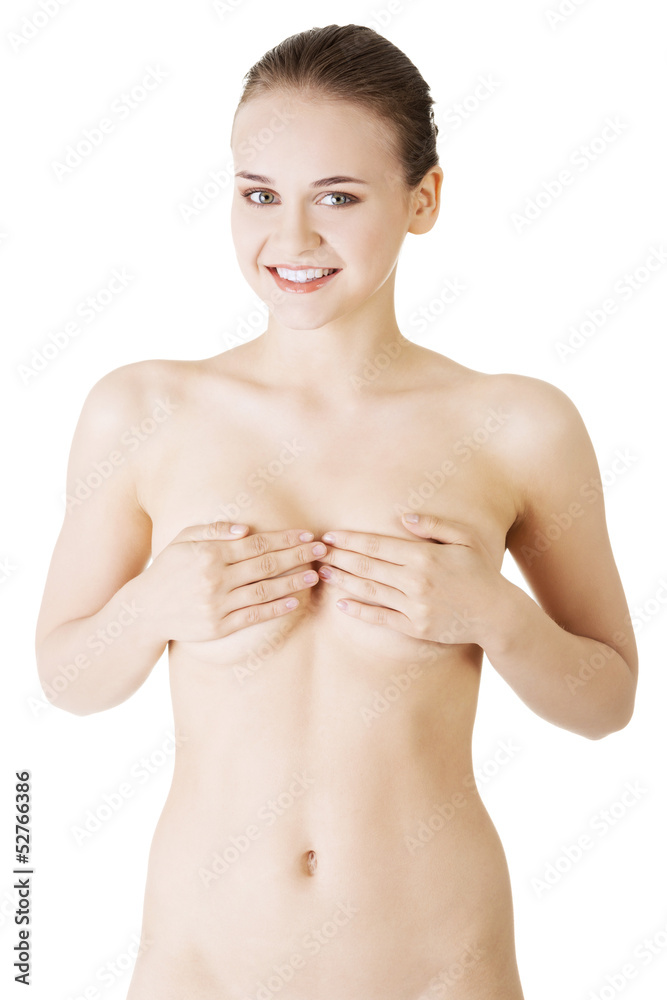 Beautiful fit topless woman Beautiful fit topless woman