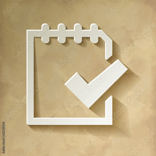 To-Do-Liste Icon Vintage