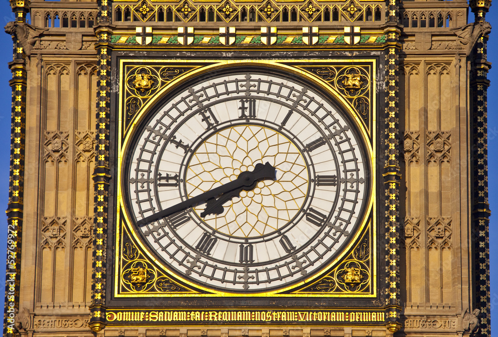 Naklejka premium Big Ben (Houses of Parliament) Clock Face