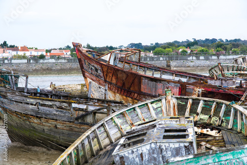 Carcasse de bateau