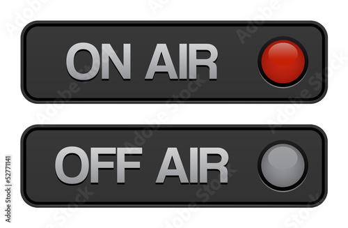 On Air Off Air Buttons