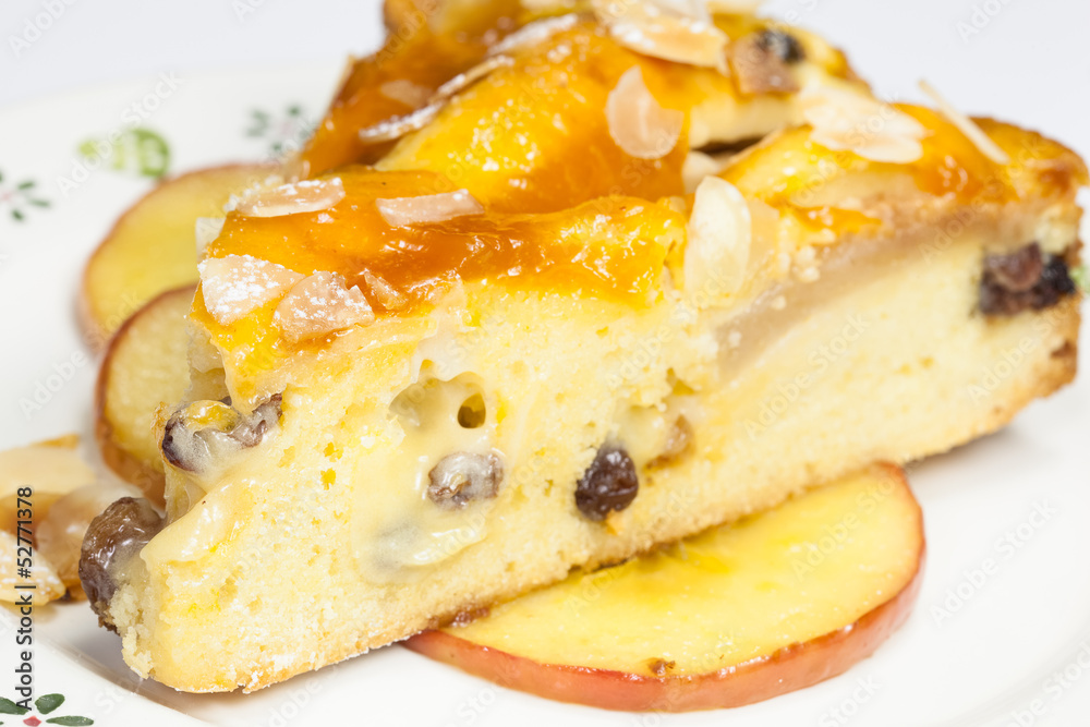 Apple pie. A Slice Of Apple Pie ,close Up Apple pie. A Slice Of Apple Pie ,close Up