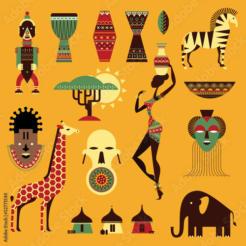 Africa icons