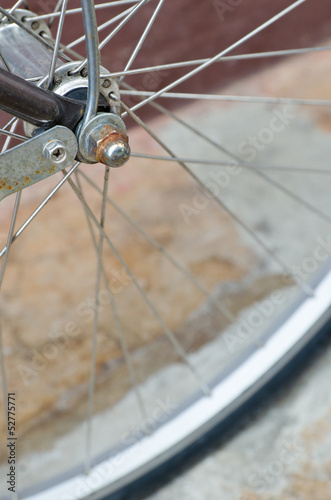 Old wheel retro bike