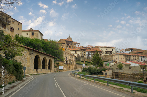 Medieval village in Teruel, Spain
