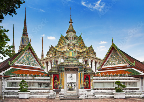 Wat Pho temple in Bangkok,No.1 attractions in Thailand © pipop_b
