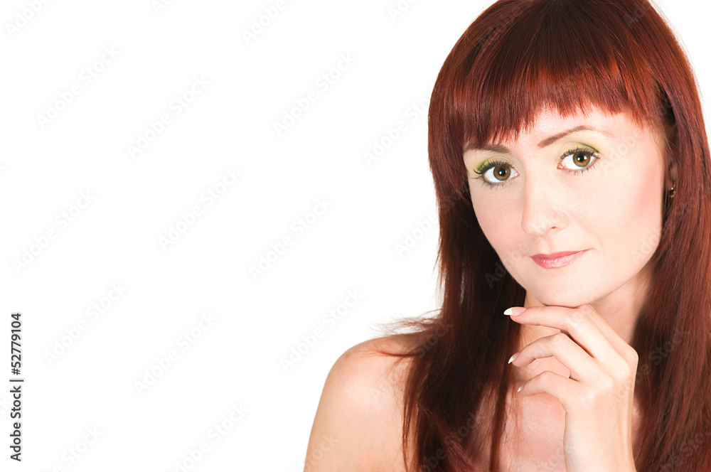Obraz premium The red-haired beauty